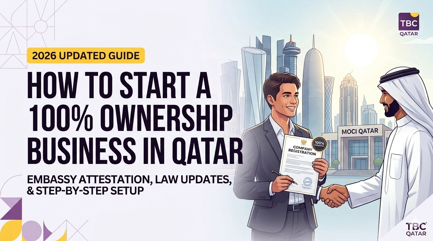 How to Start a 100% Ownership Business in Qatar— Complete Guide with Latest Embassy Updates