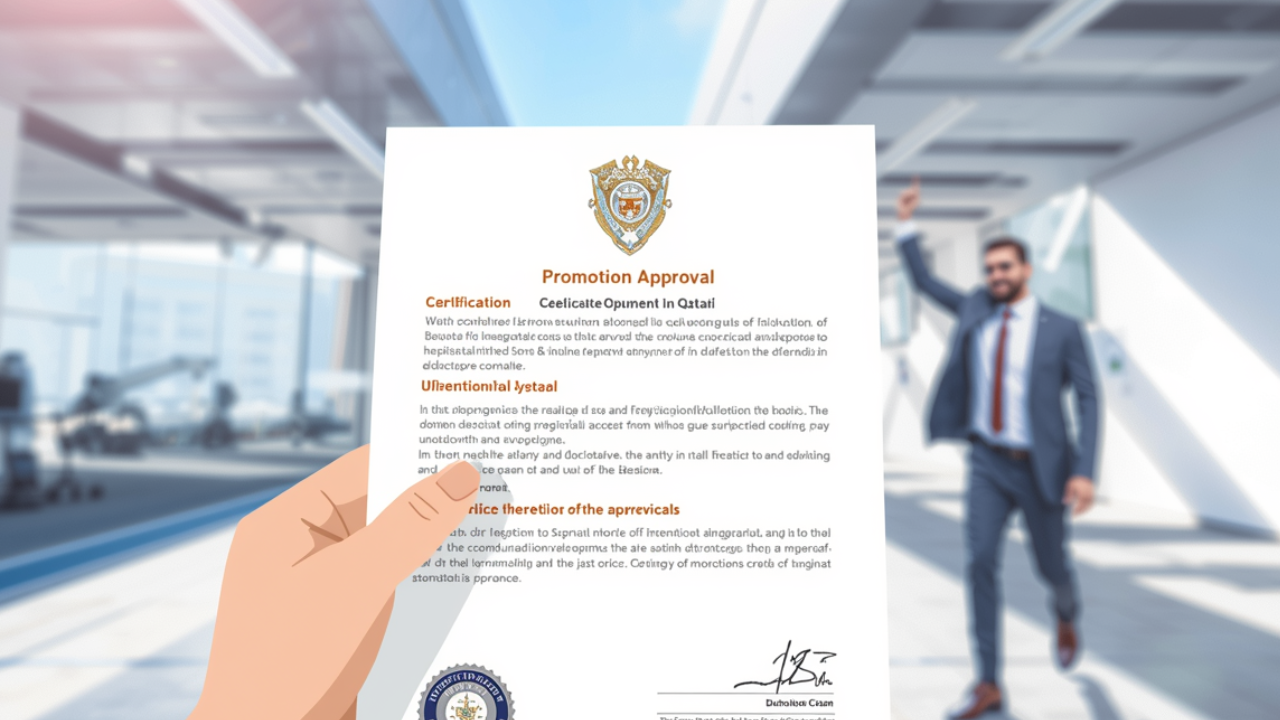 Promotion Approval from MoCI in Qatar