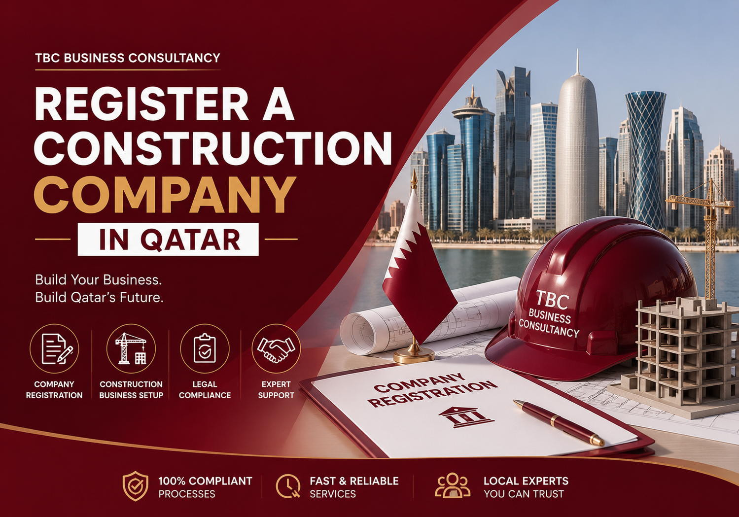 register a construction company in qatar