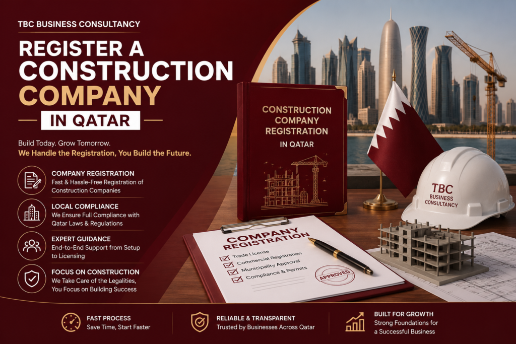 register a construction company in qatar